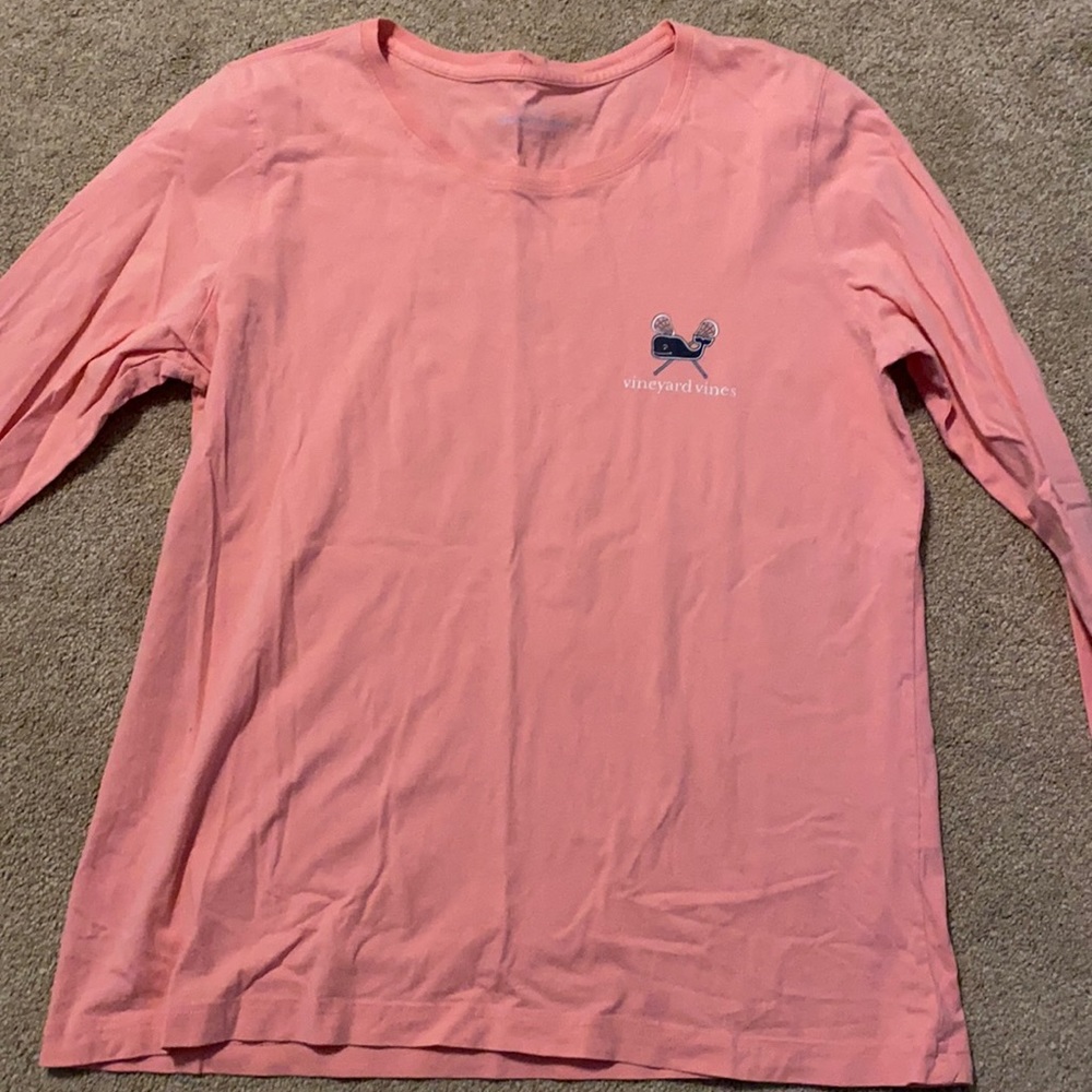 Vineyard Vines Pink Long Sleeve Tee